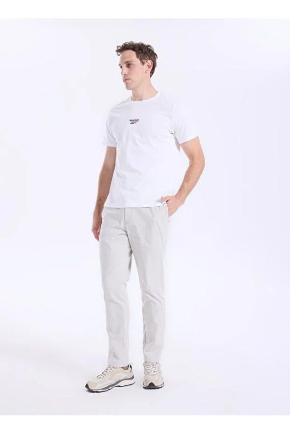 Reebok 6M New ID Reg ll Sl Tee Erkek Beyaz Tişört