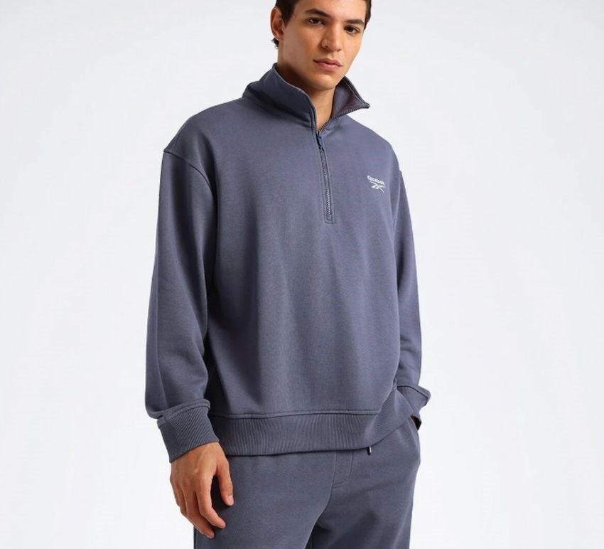 Reebok Sweatshirt Erkek Mavi NELSON HZ 102697341 