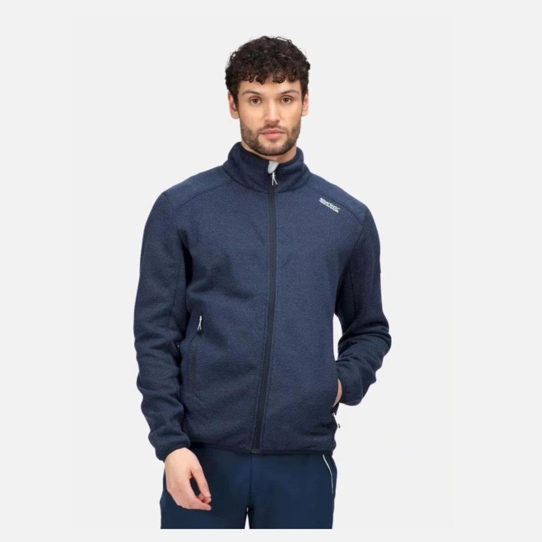 Regatta Torrens Zipper Fleece Lacivert Erkek Polar RMA351