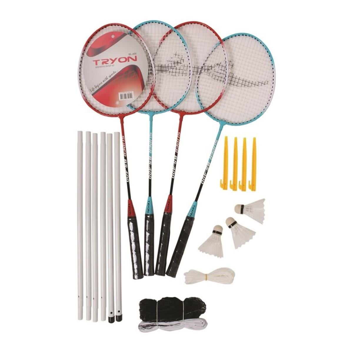 Tryon BS-400 4'lü Badminton Seti