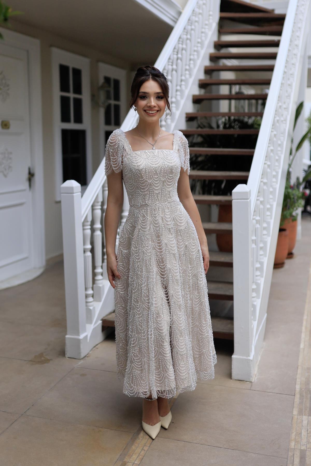 Lucia Özel Tasarım Nişan Abiye Elbise