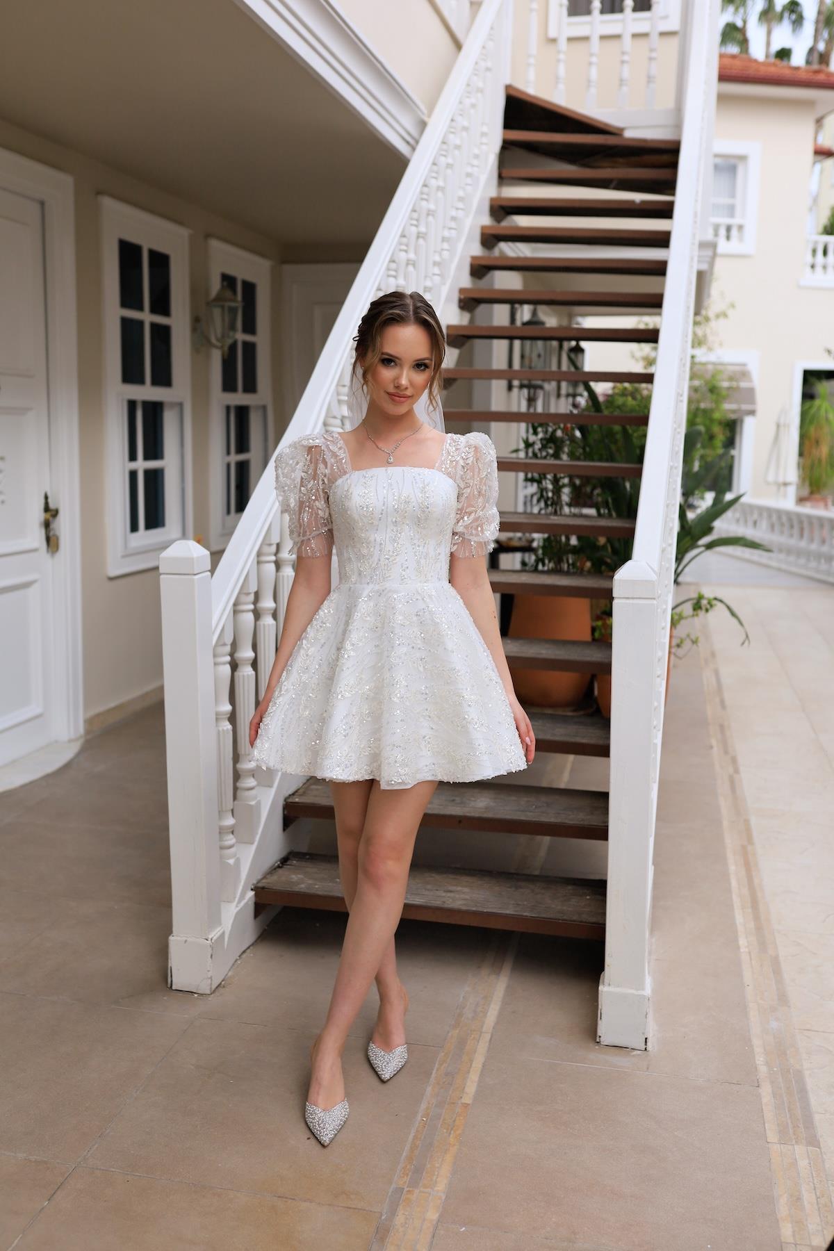 Miranda Mini Dantel After Tasarım Elbise