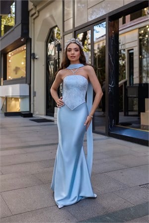 TheElsa | Hera Galisia Oval Yaka Mavi Saten Balık Korse Etek Nişan Nikah ElbiseRENKLİ DANTEL ELBİSELERHera Galisia Oval Yaka Mavi Saten Balık Korse Etek Nişan Nikah Elbise