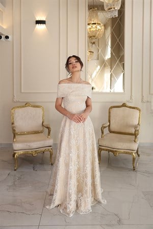 TheElsa | Labella Prenses Beyaz Maxi Dantel Nikah Nişan Söz ElbisesiBEYAZ DANTEL ELBİSELERLabella Prenses Beyaz Maxi Dantel Nikah Nişan Söz Elbisesi