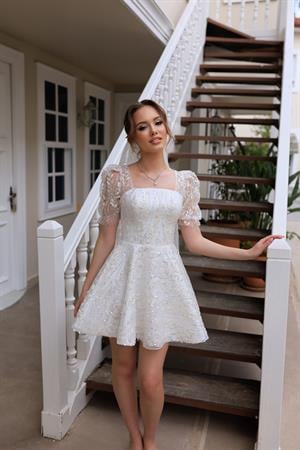 Miranda Mini Dantel After Tasarım Elbise