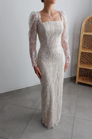 Nastya Maxi Boy Özel Tasarım Dantel Abiye Elbise