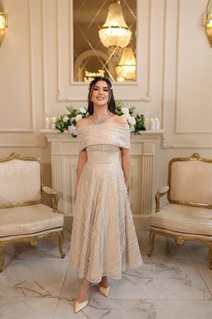 TheElsa | TİARA PRENSESBEYAZ DANTEL ELBİSELERTiara İnci Prenses Beyaz Dantel Nişan Nikah Elbise