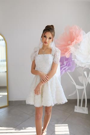 Vasilisa Mini Dantel After Parti Tasarım Elbise