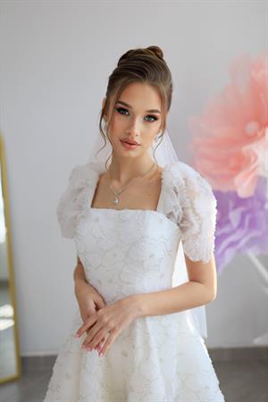 Vasilisa Mini Dantel After Parti Tasarım Elbise