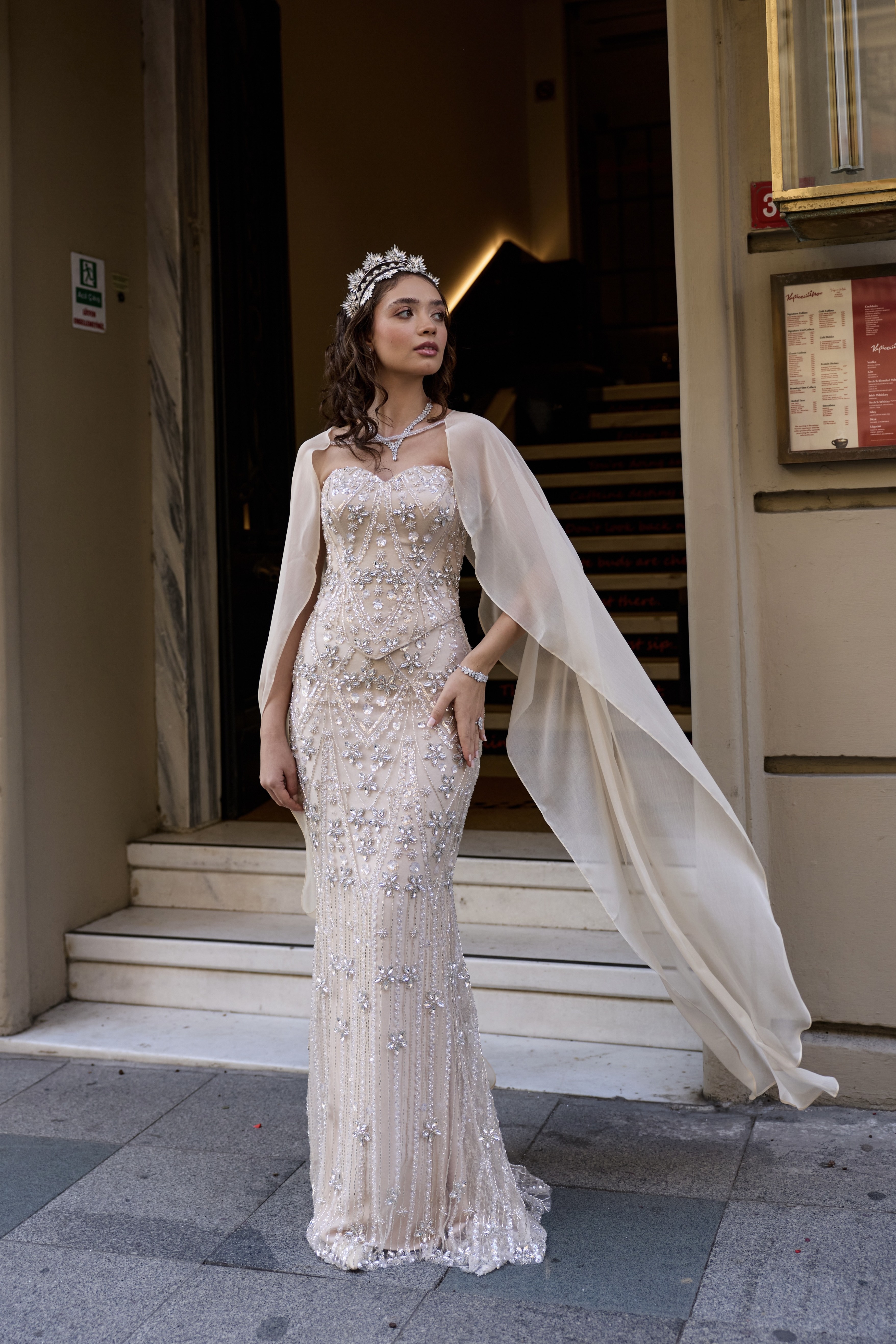 TheElsa | Laura Kalp Yaka Bej Dantel Balık Şifon Şal Korse Etek Nikah Nişan Söz ElbisesiÖZEL ÜRETİM TASARIM ELBİSELERLaura Kalp Yaka Bej Dantel Balık Şifon Şal Korse Etek Nikah Nişan Söz Elbisesi