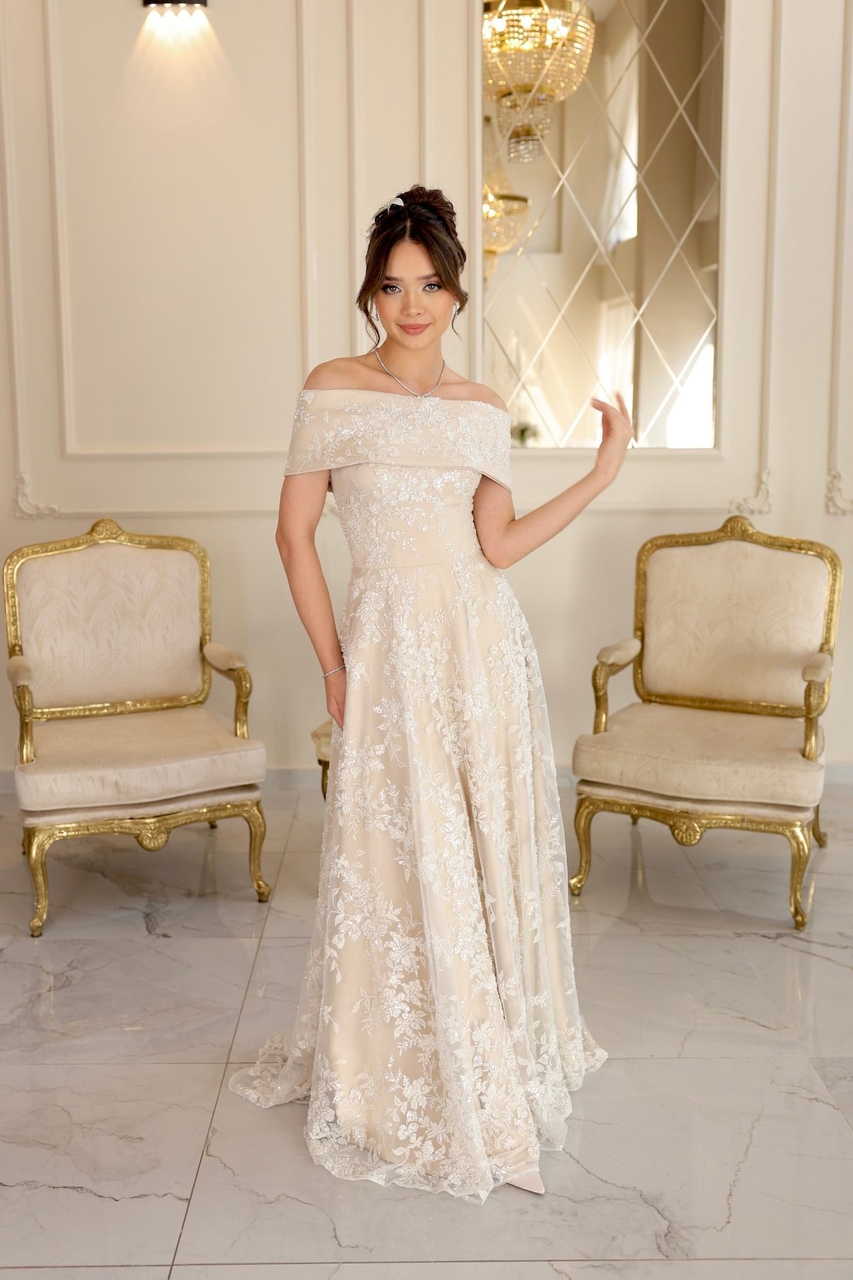 TheElsa | Sorella Prenses Beyaz Maxi Dantel Özel Tasarım Abiye ElbiseBEYAZ DANTEL ELBİSELERSorella Prenses Beyaz Maxi Dantel Özel Tasarım Abiye Elbise