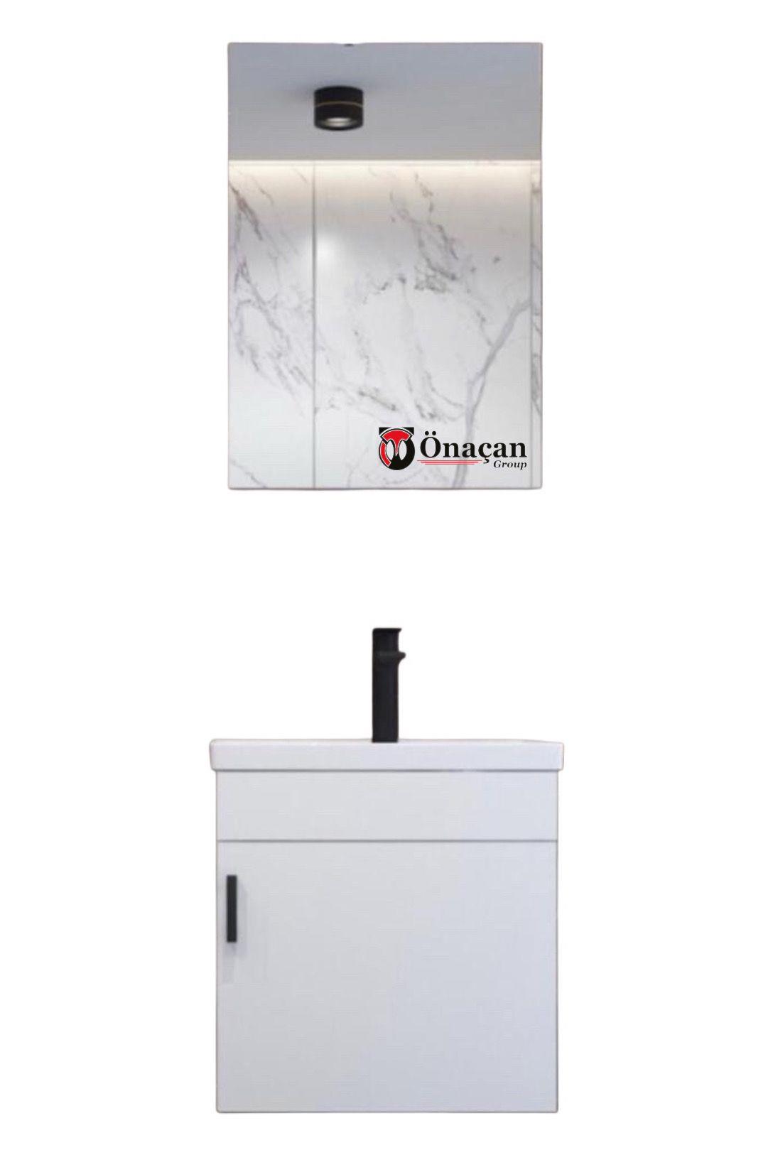 Bagno 50Cm Beyaz Banyo Dolabı