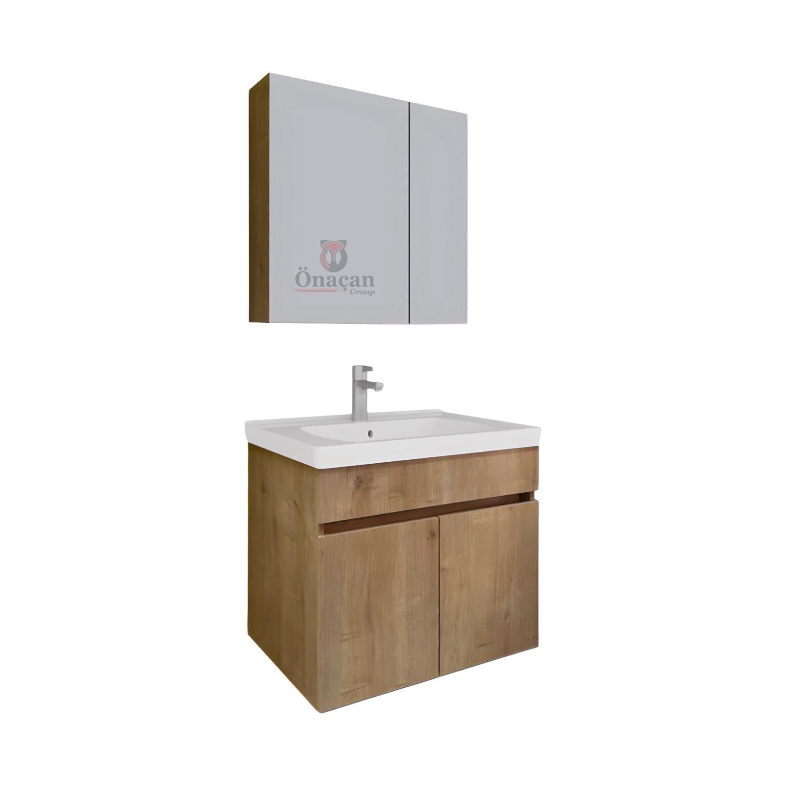 Bagno Gizem 65Cm Ahşap Banyo Dolabı