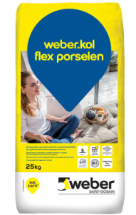 Weber Porselen Flex Beyaz Yapıştırıcı