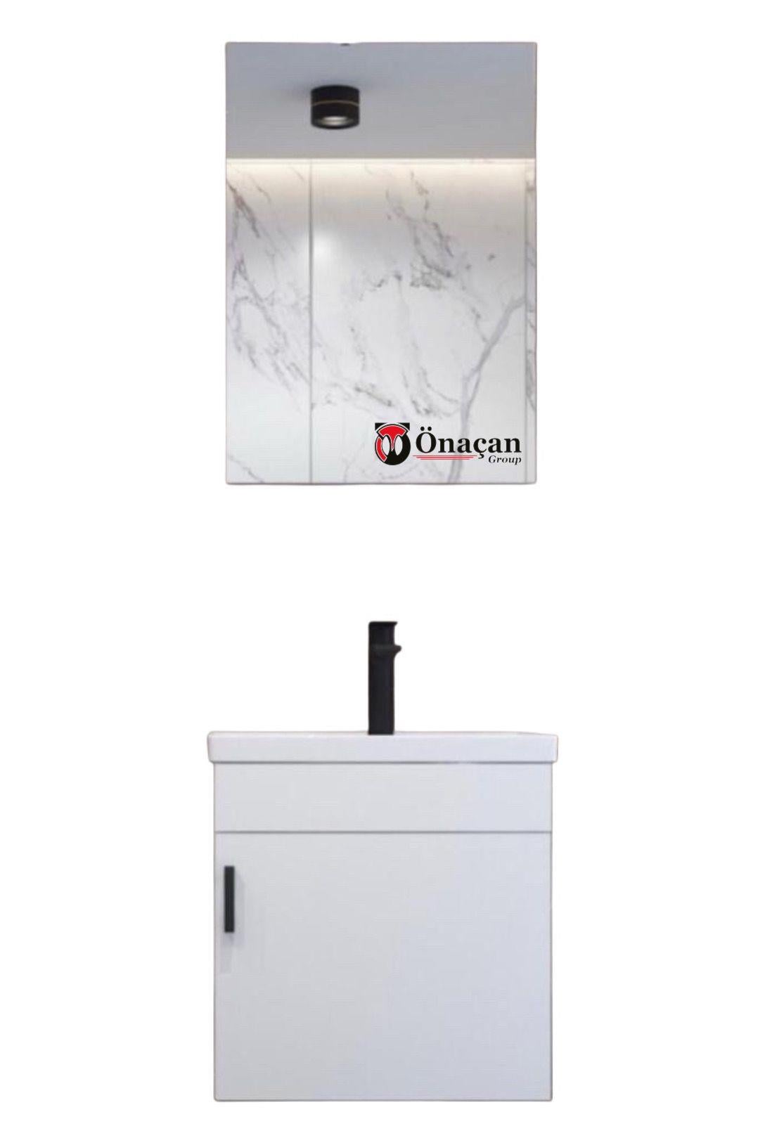 Bagno 50Cm Beyaz Banyo Dolabı