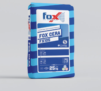 Fox FX105 Standart Gri Yapıştırıcı 25KG