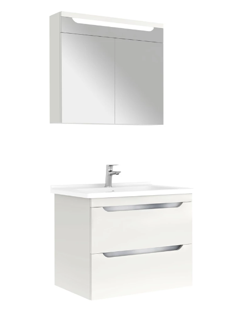 Kale Banyo Casilla 80Cm Saten Gri Banyo Dolabı