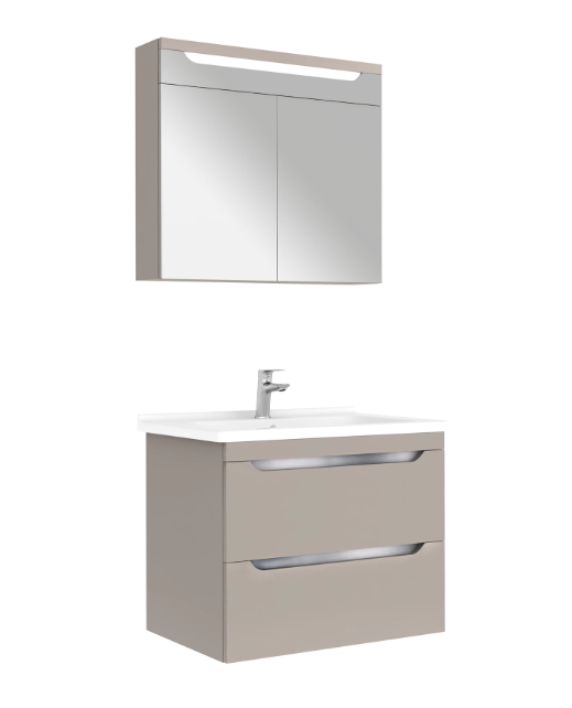 Kale Banyo Casilla 80Cm Vizon Banyo Dolabı