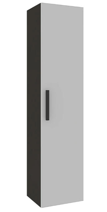 Kale Banyo Gris 40Cm Siyah/Gri Boy Dolabı