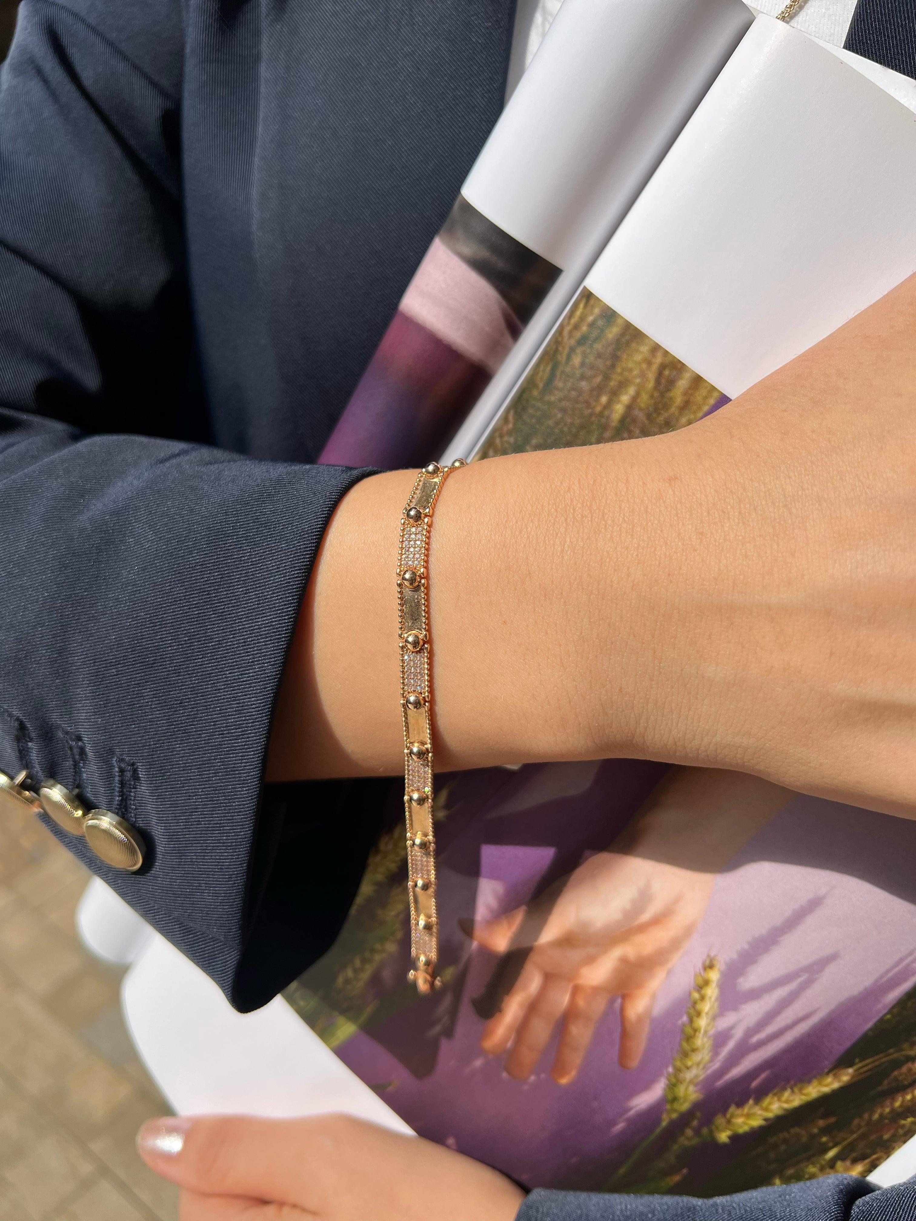  14 Ayar Altın Bileklik