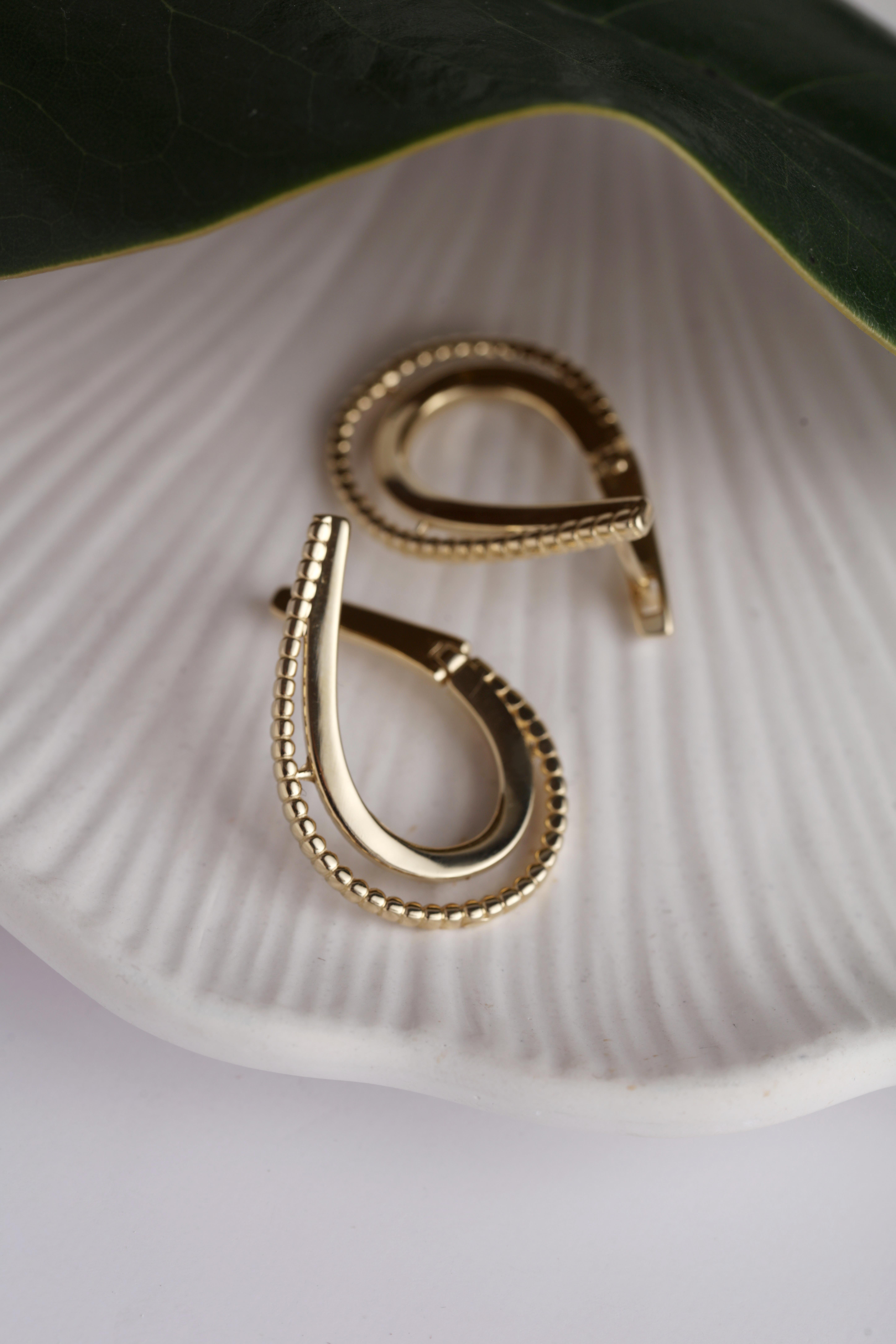  14 Ayar Altın Küpe