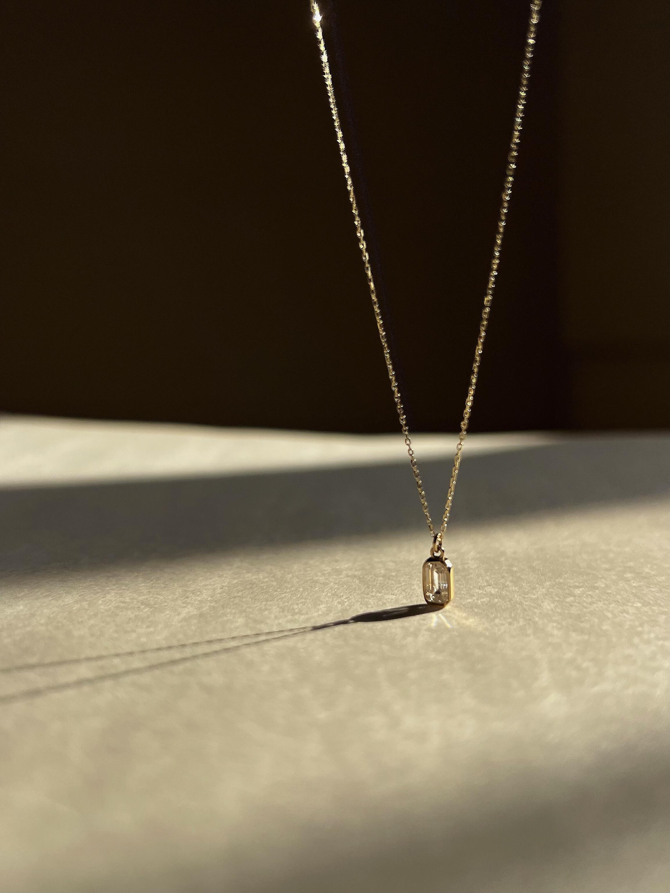  14 Ayar Altın Taş Kolye