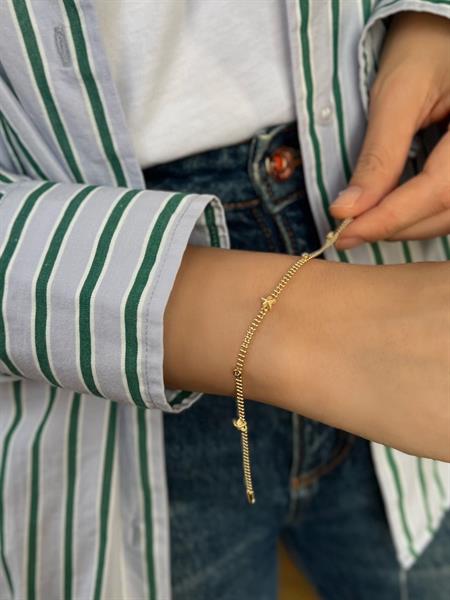  14 Ayar Altın Deniz Yıldızı İnce Bileklik