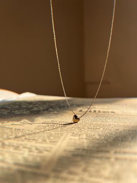  14 Ayar Altın Kalp Kolye