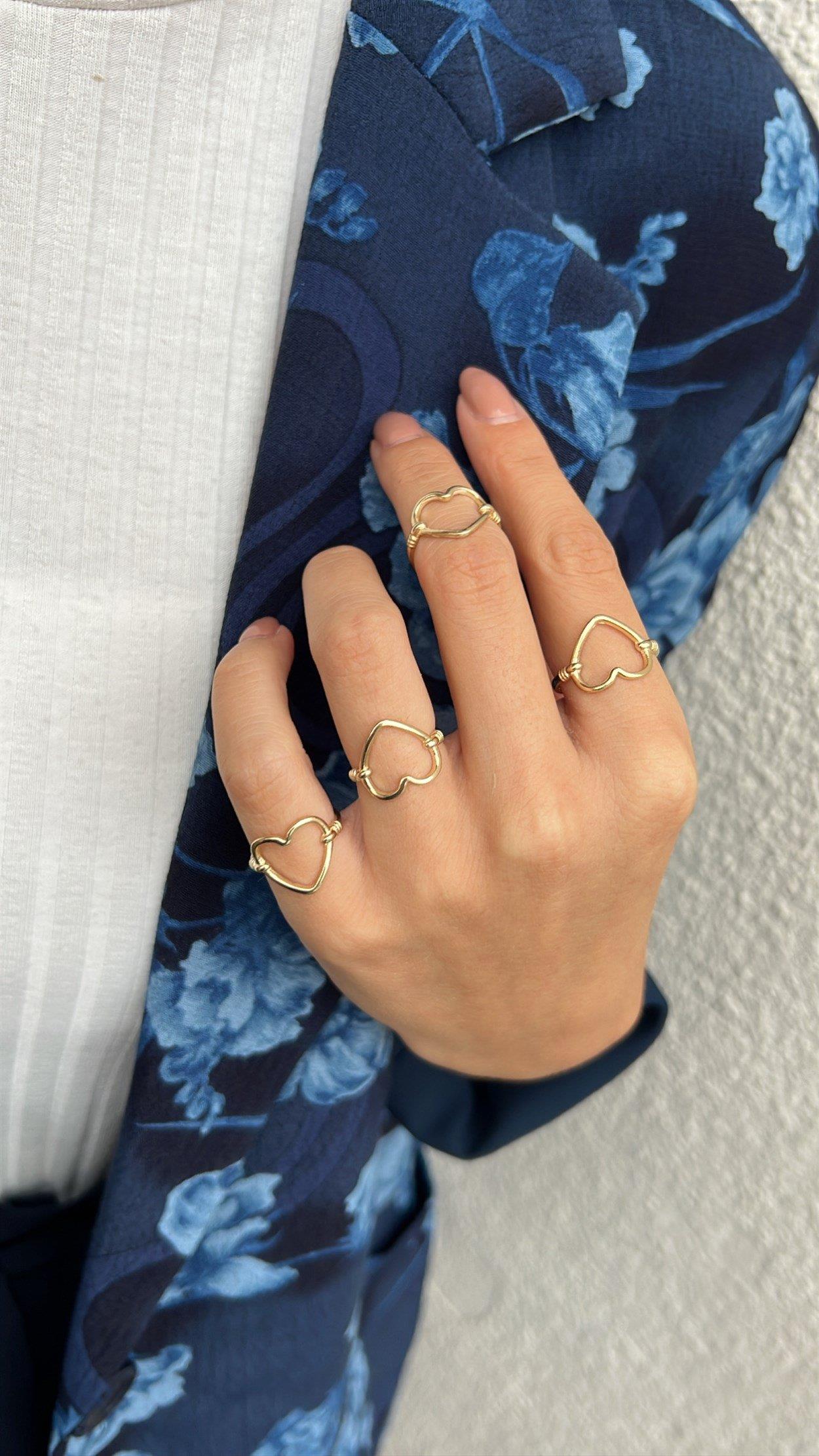 Kalp Yüzük | Jewelina Kalp Yüzük