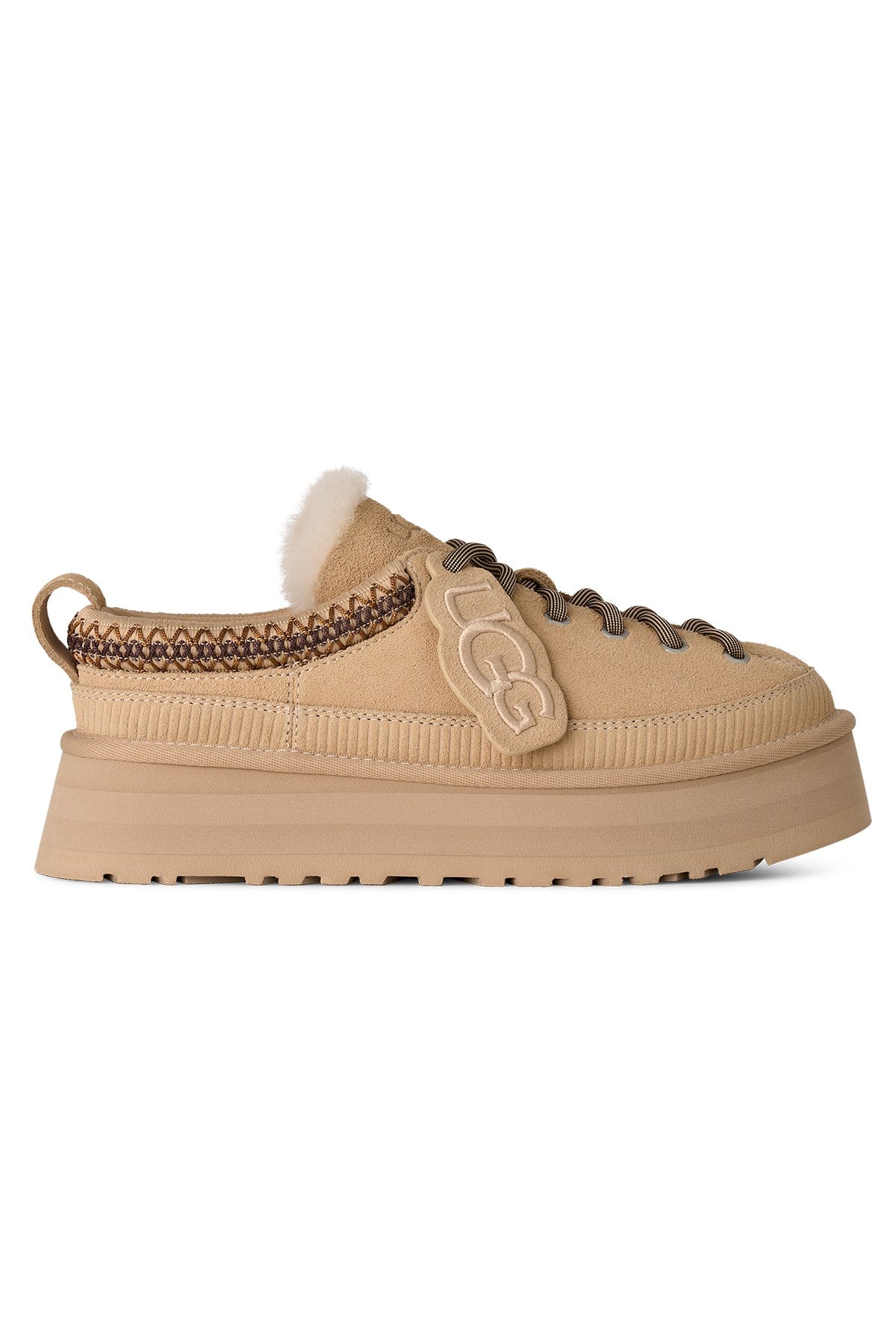 W HERITAGE LACE-UP SLIPPER SAND CASTLE