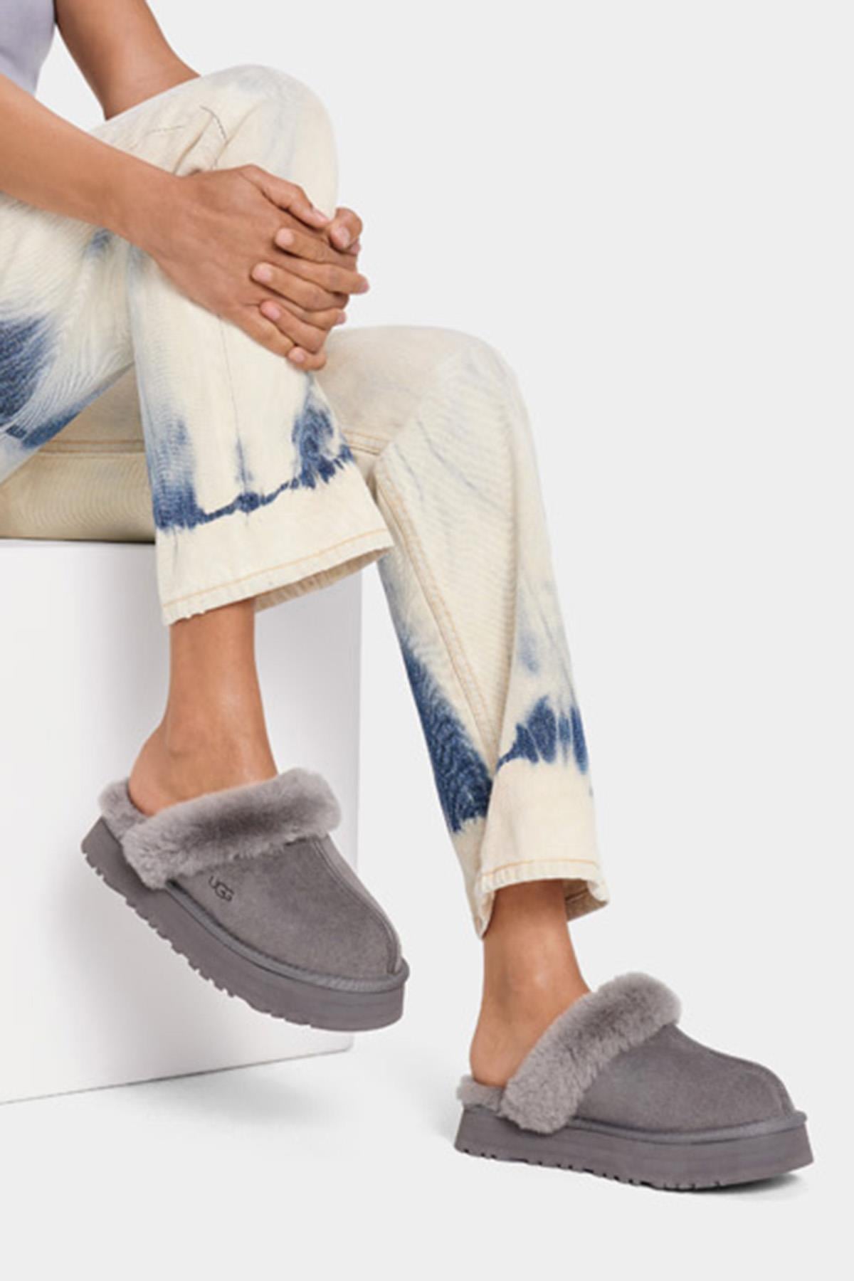 UGG アグ W / 1122550 W DISQUETTE USA7 24cm W DISQUETTE CHARCOAL (ANTRASIT) 1122550