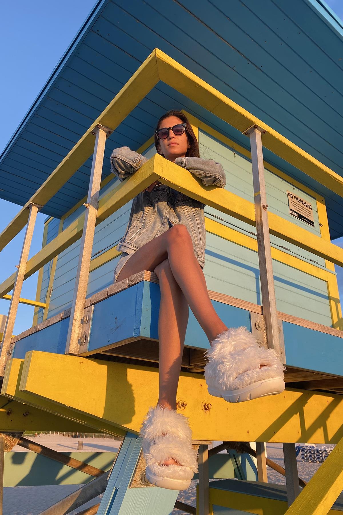 W FLUFF SUGAR SANDAL WHITE (BEYAZ)