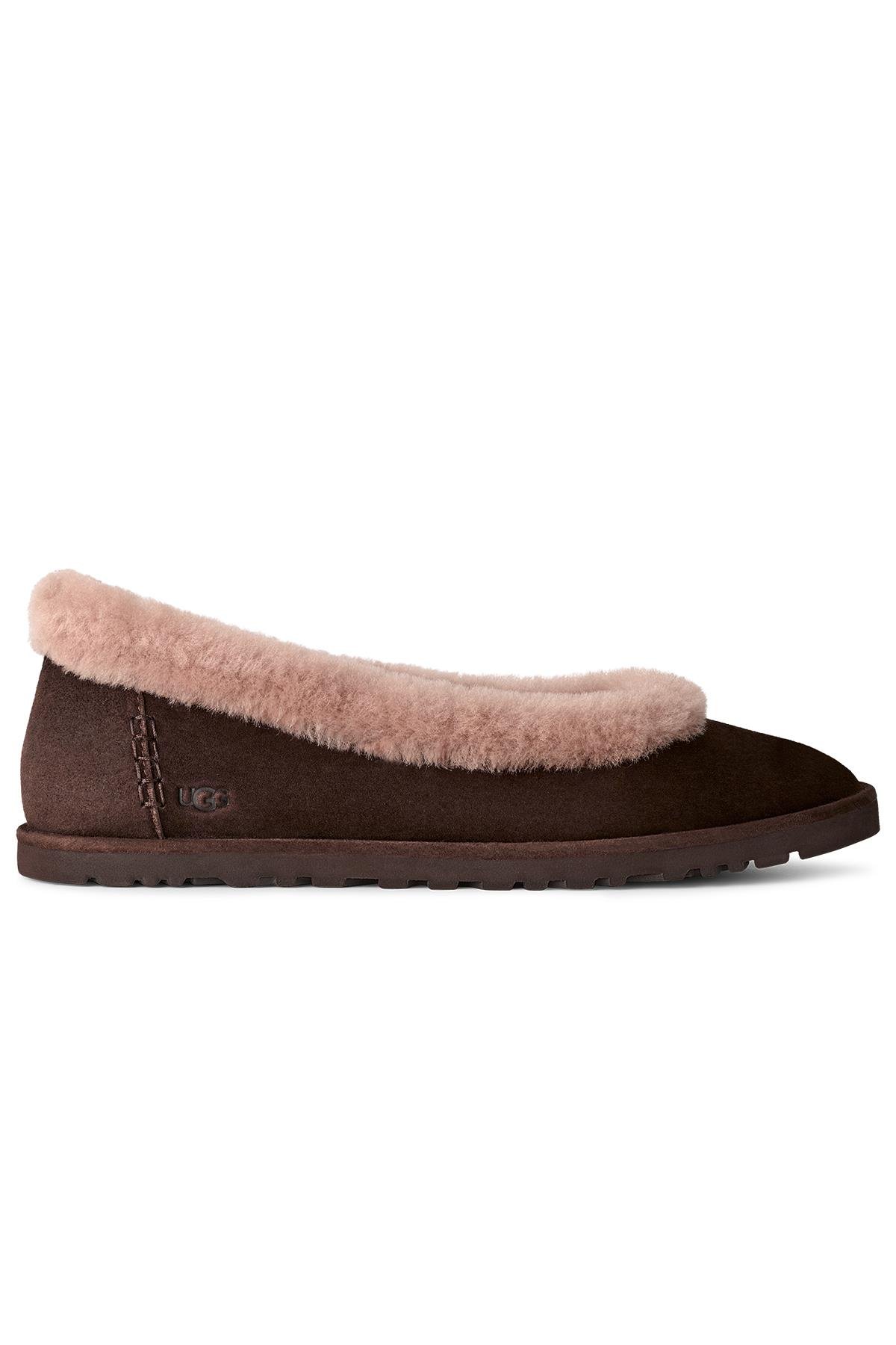 W ZORA BALLET FLAT DUSTED COCOA
