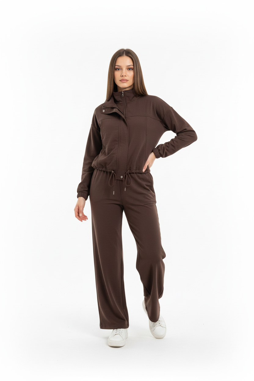 Beli Lastikli Oysho Pantolon KAHVE