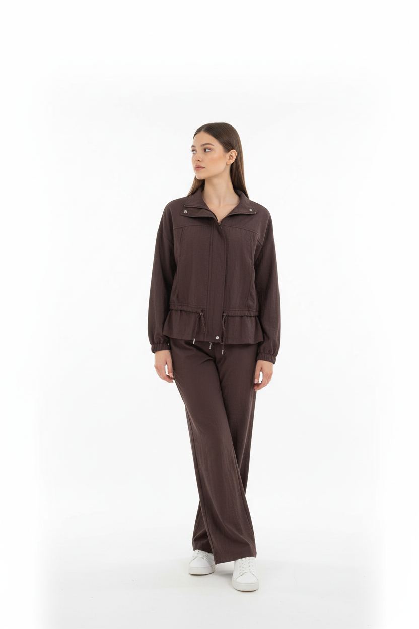 Beli Lastikli Oysho Pantolon KAHVE
