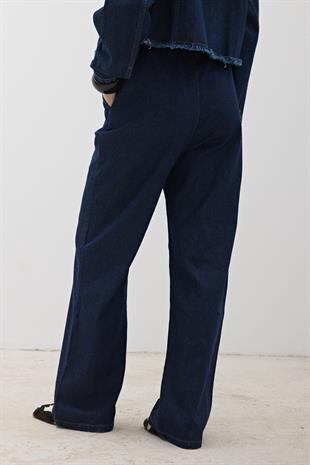 Beli Lastikli Kot Pantolon RİNS YIKAMA