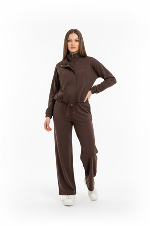 Beli Lastikli Oysho Pantolon KAHVE
