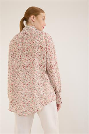 Desenli Uzun Kollu Gömlek ÇITIR DESEN