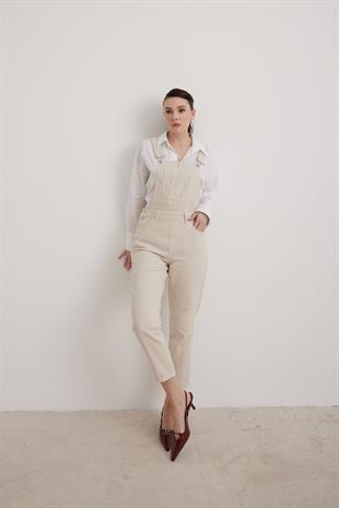 Gabardine Womens Salopet STONE