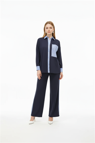 Garni Takım Gömlek LACİVERT