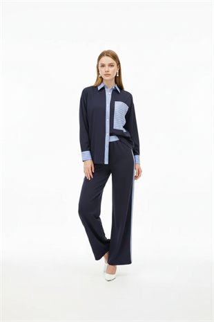 Garni Takım Gömlek LACİVERT