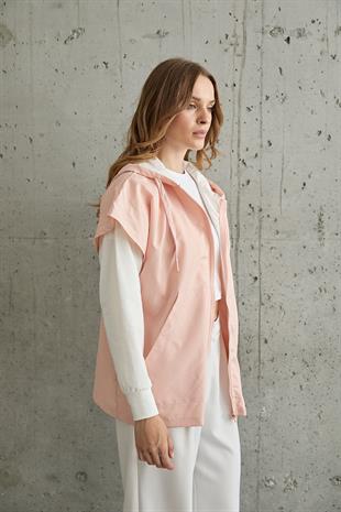 Kadın Garni Detaylı Sweatshirt EKRU-PUDRA