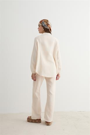 Kadın Müslin Gömlek TAŞ