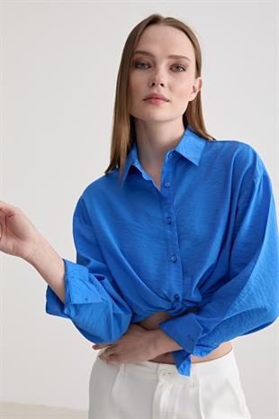 Kadın Oversize Modal Gömlek SAKS