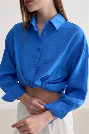 Kadın Oversize Modal Gömlek SAKS