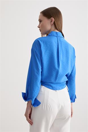 Kadın Oversize Modal Gömlek SAKS