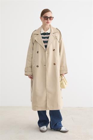 KADIN TRENÇKOT TAŞ