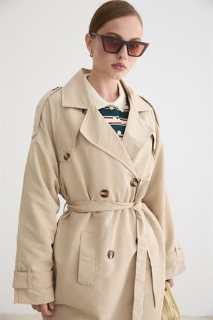 KADIN TRENÇKOT TAŞ