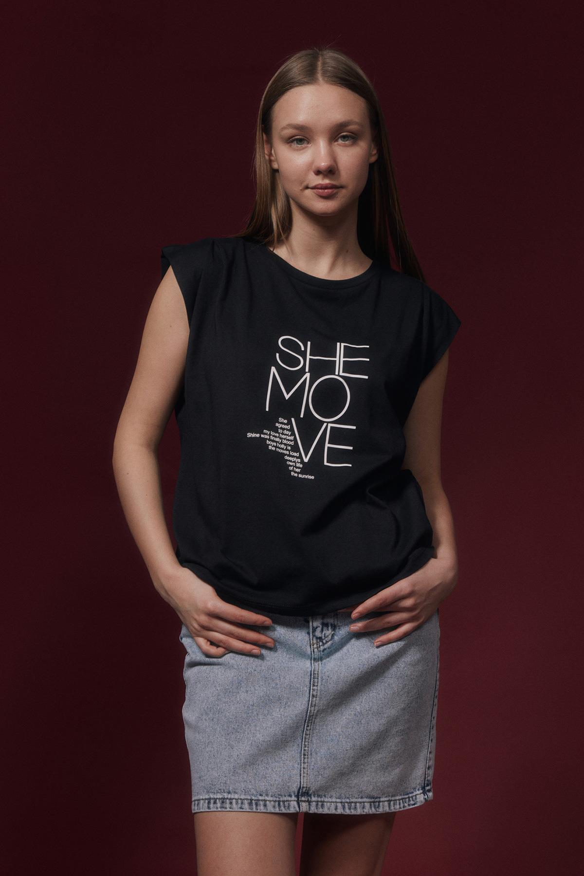 T27-2166-01LevureT-SHIRTT27-2166 SİYAH