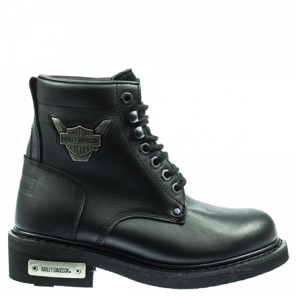 Harley Davidson Ayakkabı & Çanta Harley Davidson Gıbson Kadın Black (Siyah) Deri Günlük Bot